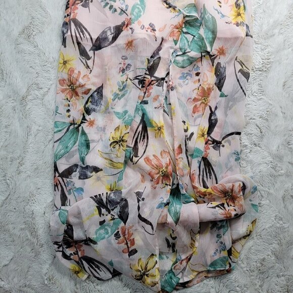 Bcbgeneration Aloha Floral Maxi Dress Pink NWT Size S - Picture 5 of 13